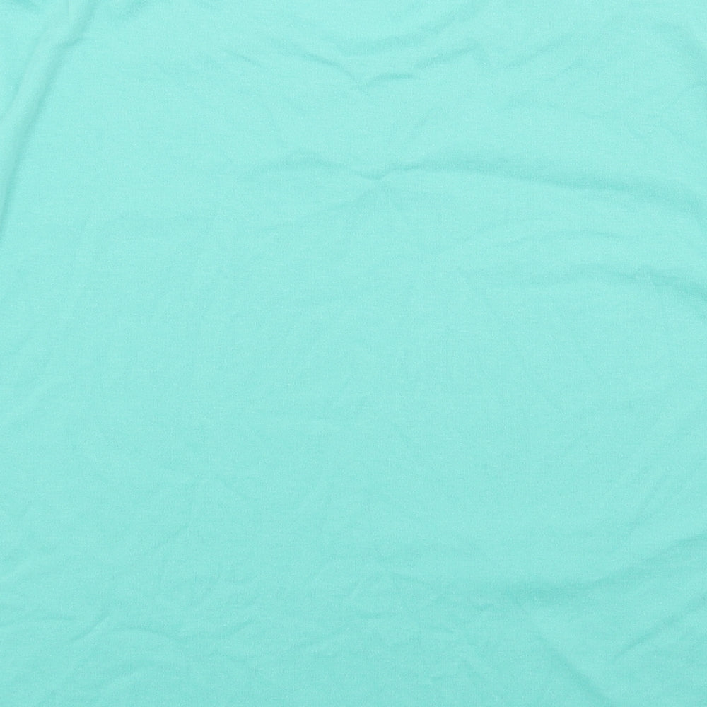 Womens UK Size XL Fay Louise Green Basic T-Shirt
