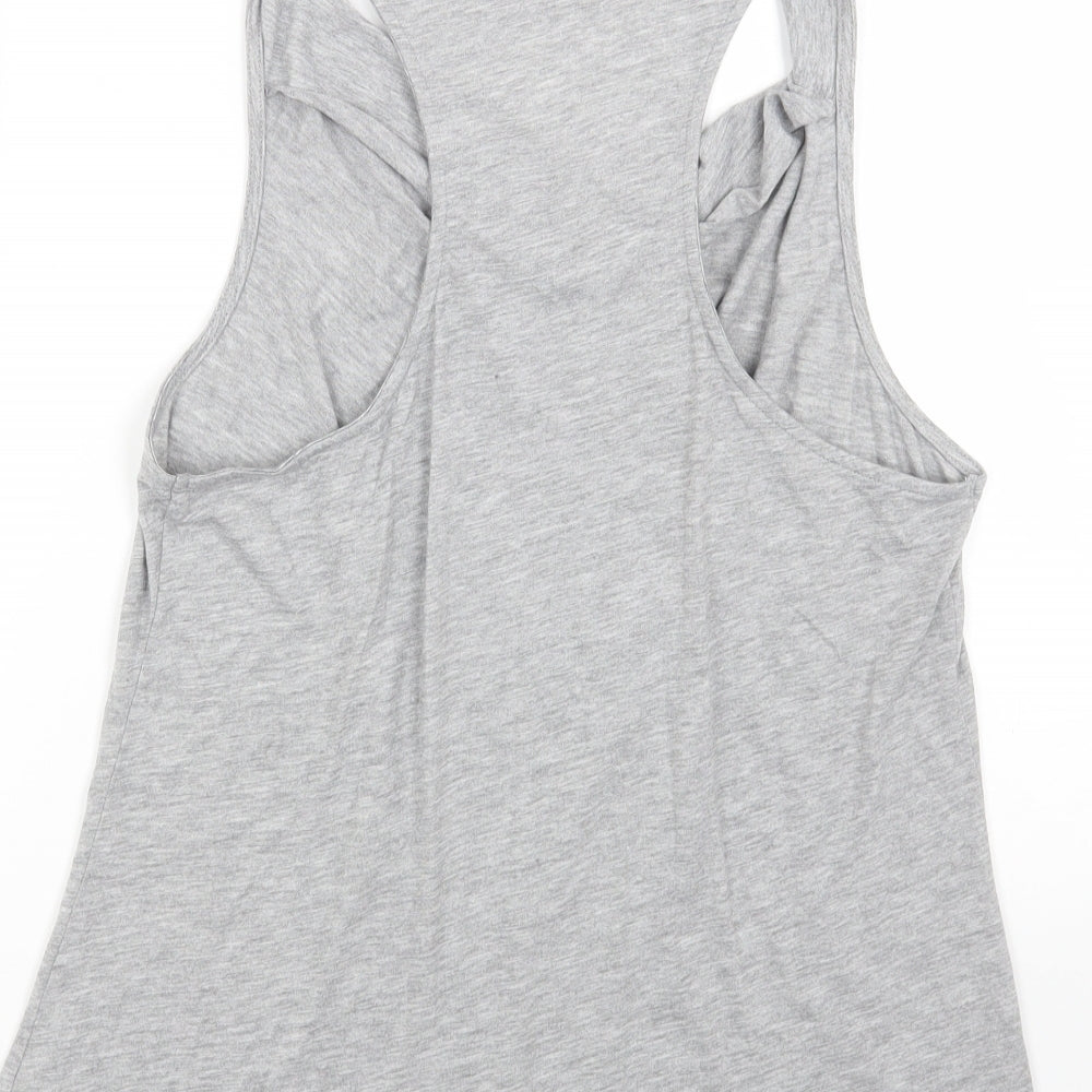 Womens UK Size 14 Label Lab Grey Basic Tank