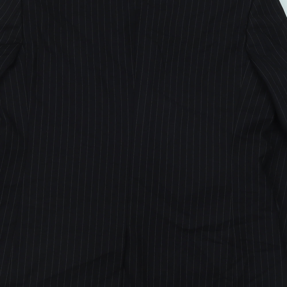 Mens UK Size 44 Preworn Regular Black Suit Jacket