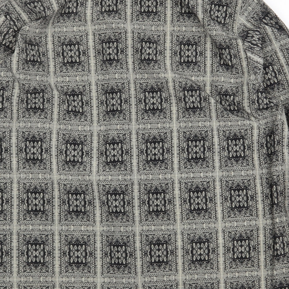 Womens UK Size M Preworn Multicoloured Basic Button-Up