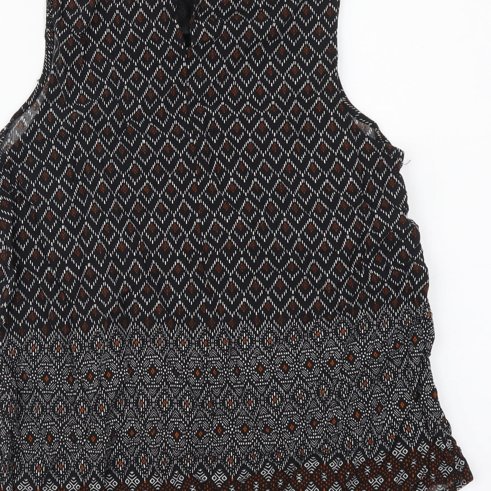 Womens UK Size 12 New Look Black Camisole Tank