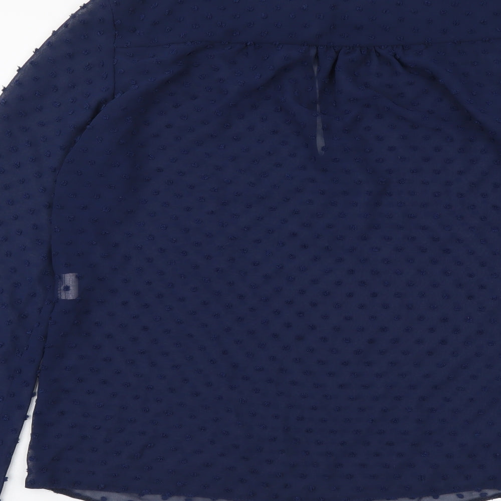 Womens UK Size 6 Atmosphere Blue Basic Blouse