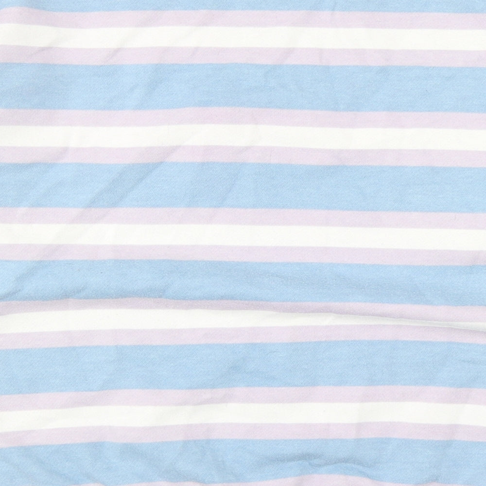 Daisy Street Womens Blue Striped Cotton Pullover Sweatshirt Size 8 Pullover - Los Angeles