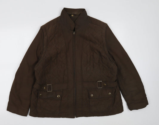 Womens UK Size L Klass Brown Jacket