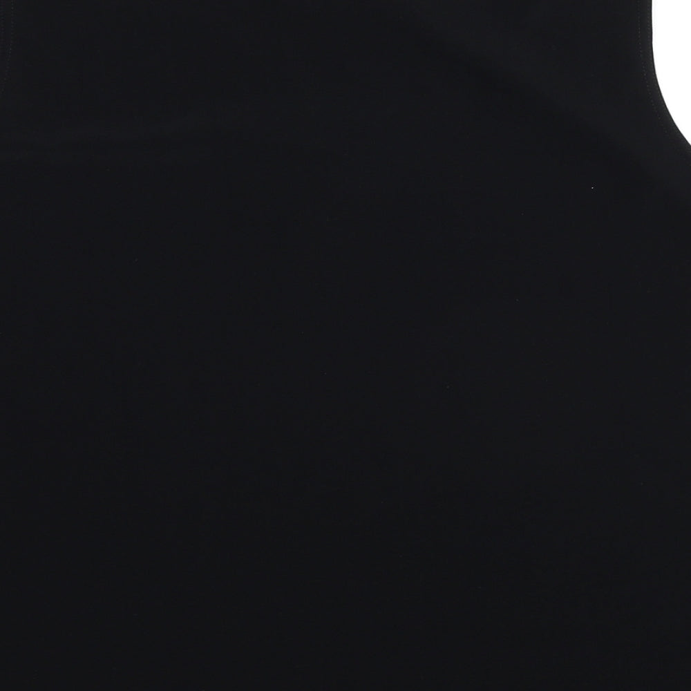 Womens UK Size 3XL Anne Smith Black Basic Tank