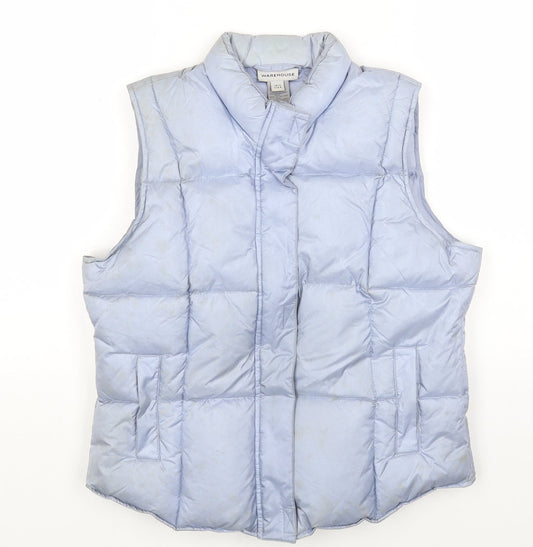 Womens UK Size 12 Warehouse Blue Gilet
