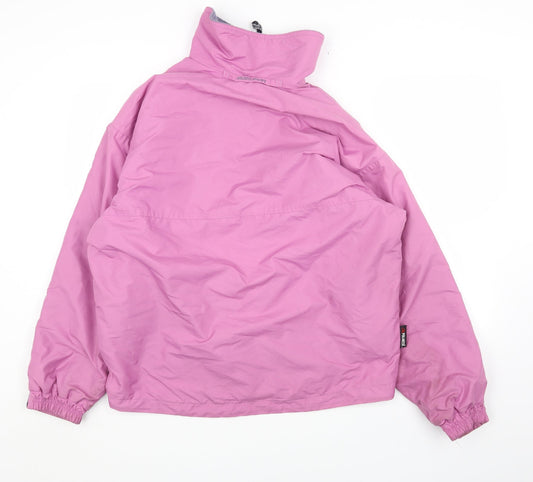 Polartec Womens Pink Rain Coat Coat Size S Zip