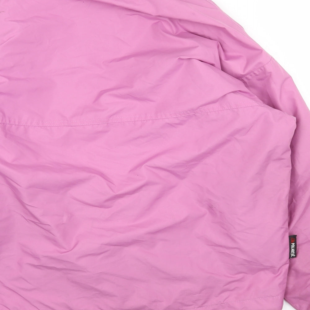 Womens UK Size S Polartec Pink Rain Coat
