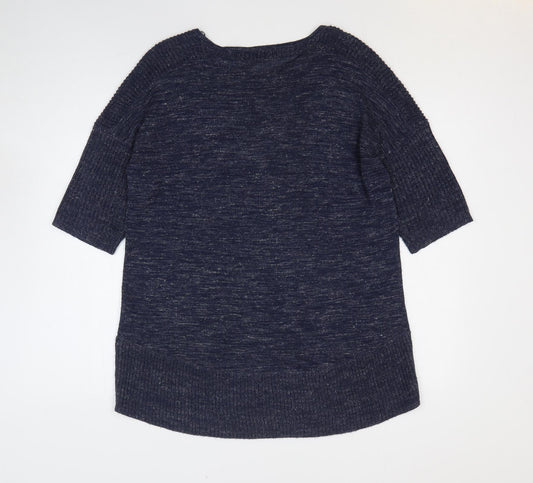 Womens UK Size 12 Marks and Spencer Blue Pullover Jumper