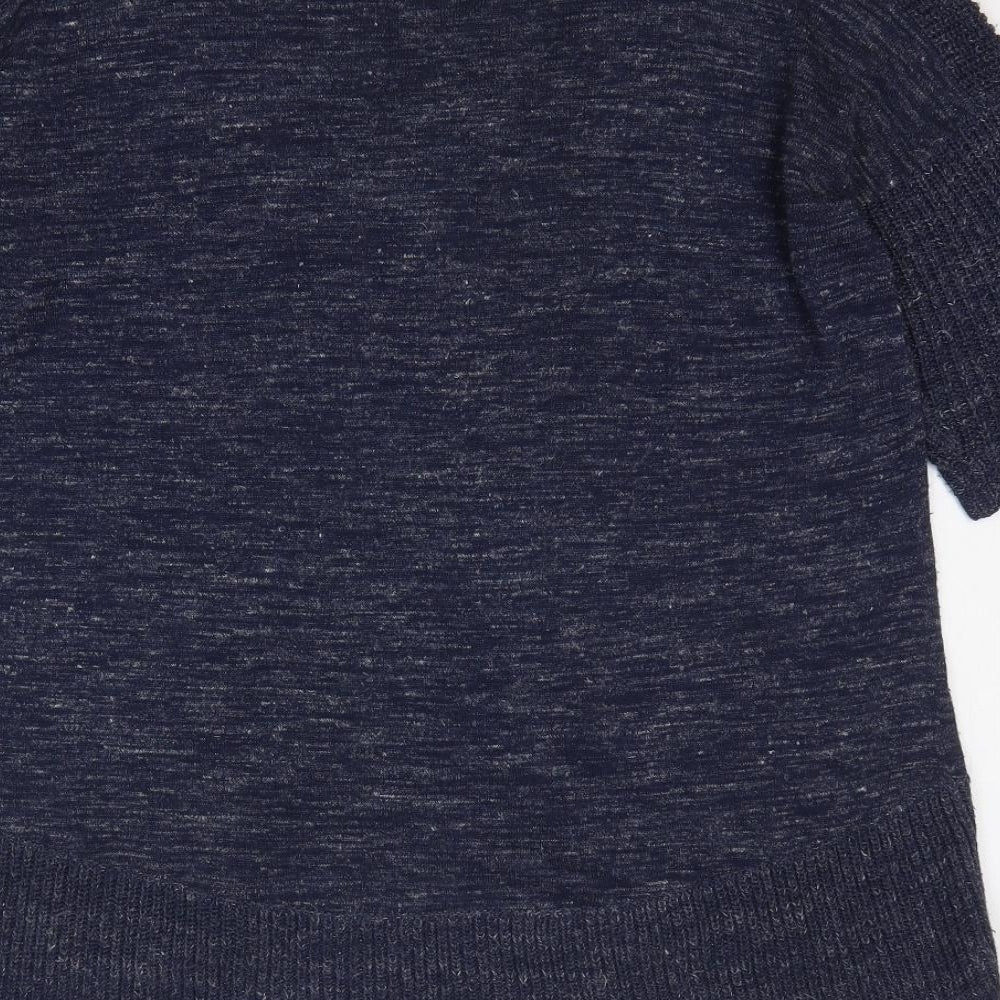 Womens UK Size 12 Marks and Spencer Blue Pullover Jumper