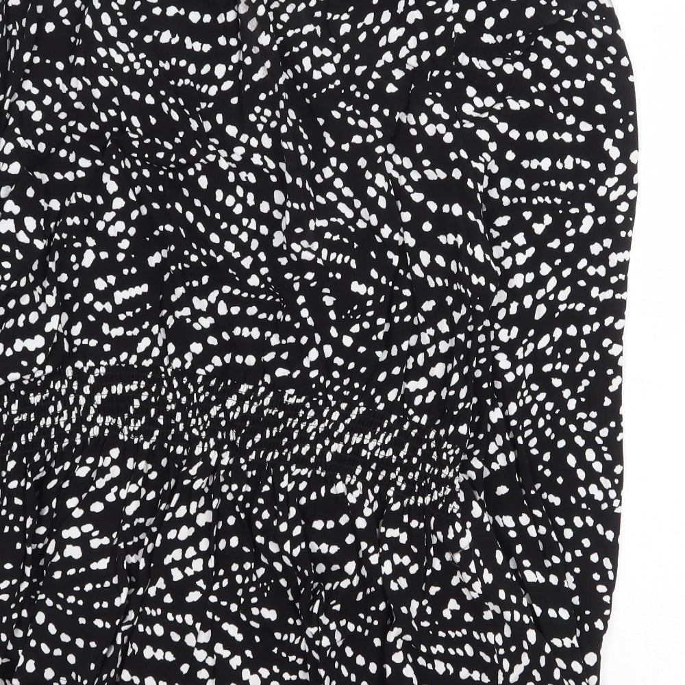 Womens UK Size 8 Marks and Spencer Black Basic Blouse