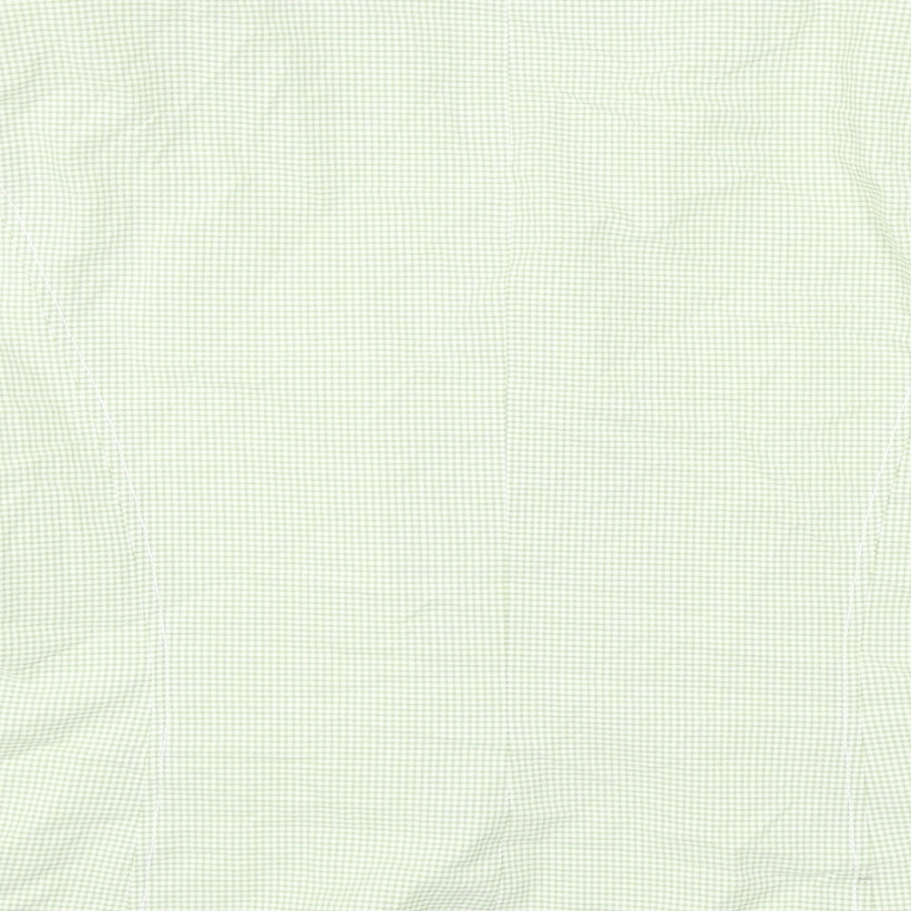 Minuet Womens Green Plaid Polyamide Jacket Suit Jacket Size 18