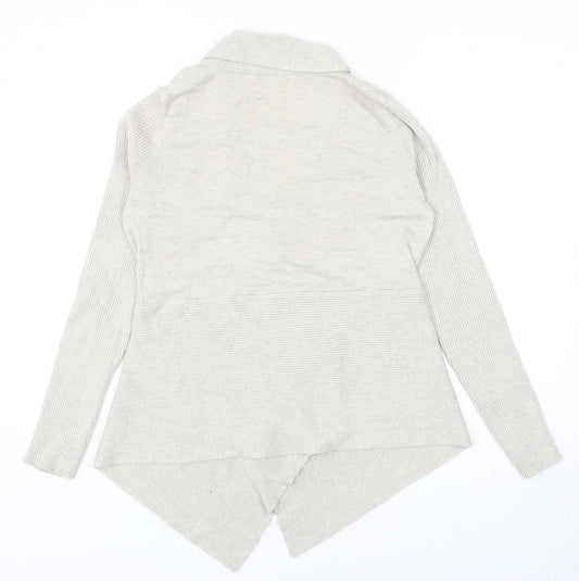 Womens UK Size M Verve Ami Beige Cardigan Jumper