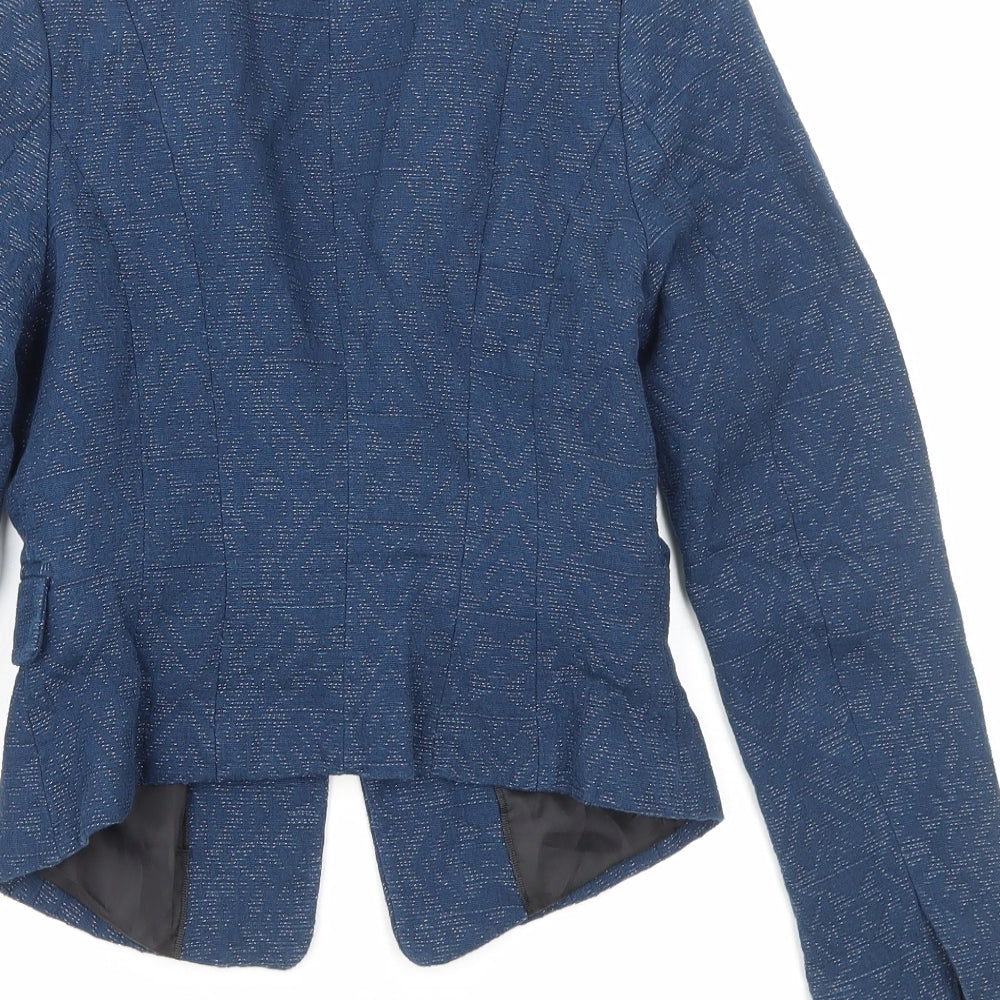 Womens UK Size 8 H&M Blue Jacket