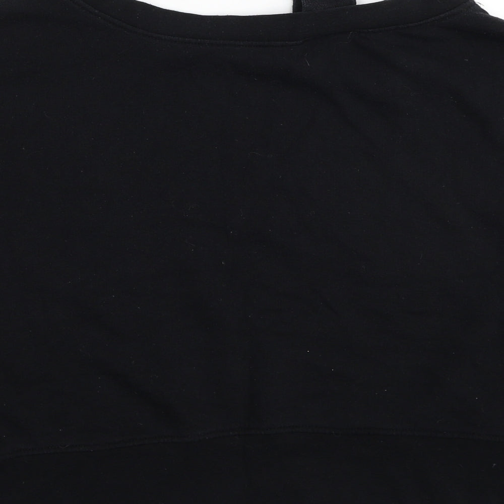 Womens UK Size M H&M Black Pullover Sweatshirt
