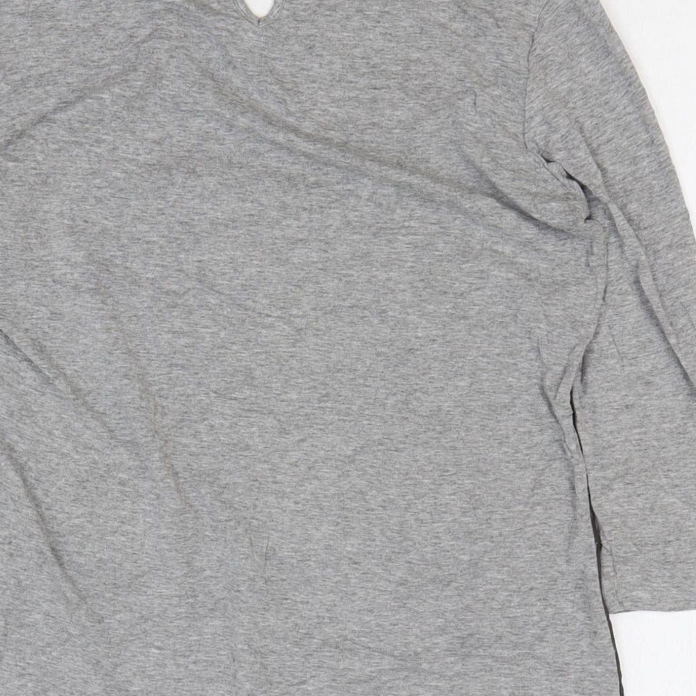 Alexara Womens Multicoloured Cotton Basic T-Shirt Size 10 Round Neck