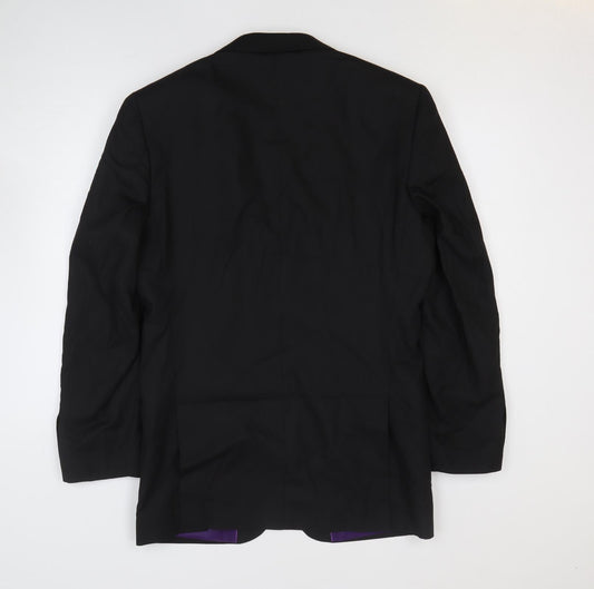 Mens UK Size 38 Marks and Spencer Regular Black Suit Jacket