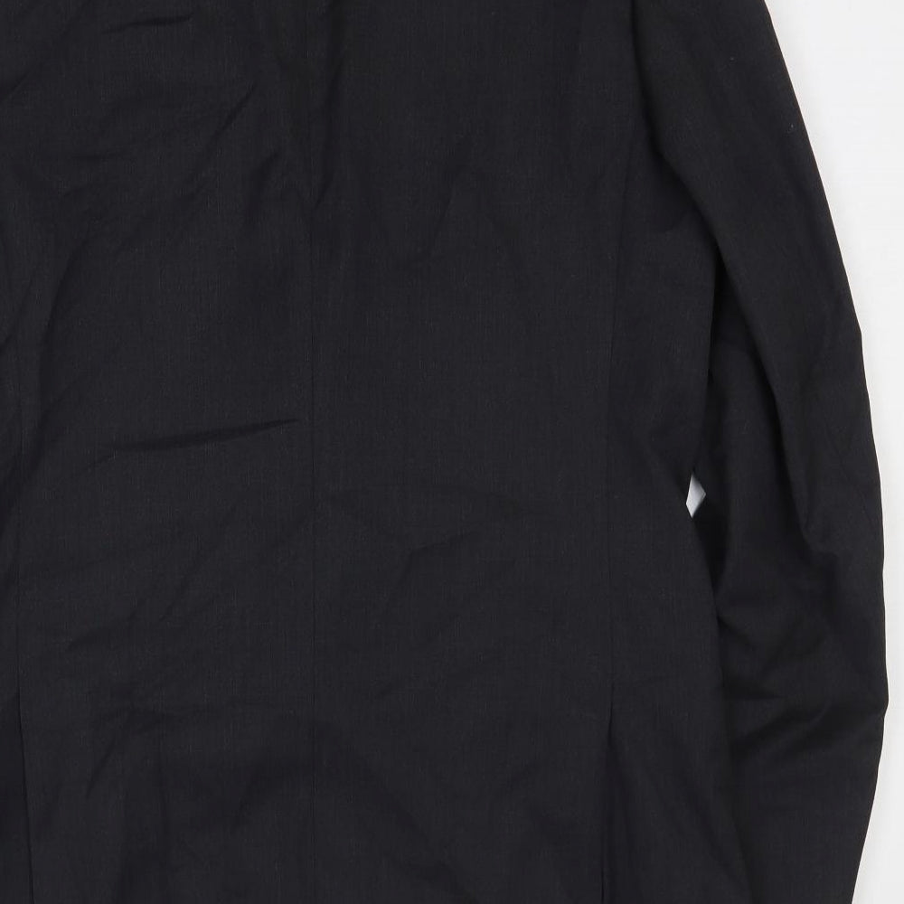 Mens UK Size 40 Preworn Regular Black Suit Jacket