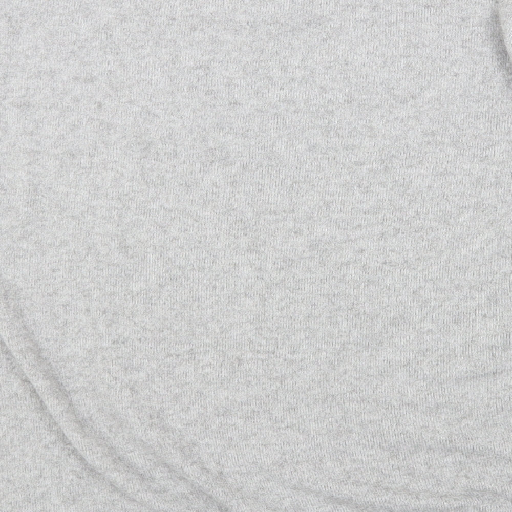 F&F Womens Grey Round Neck Viscose Pullover Jumper Size 14