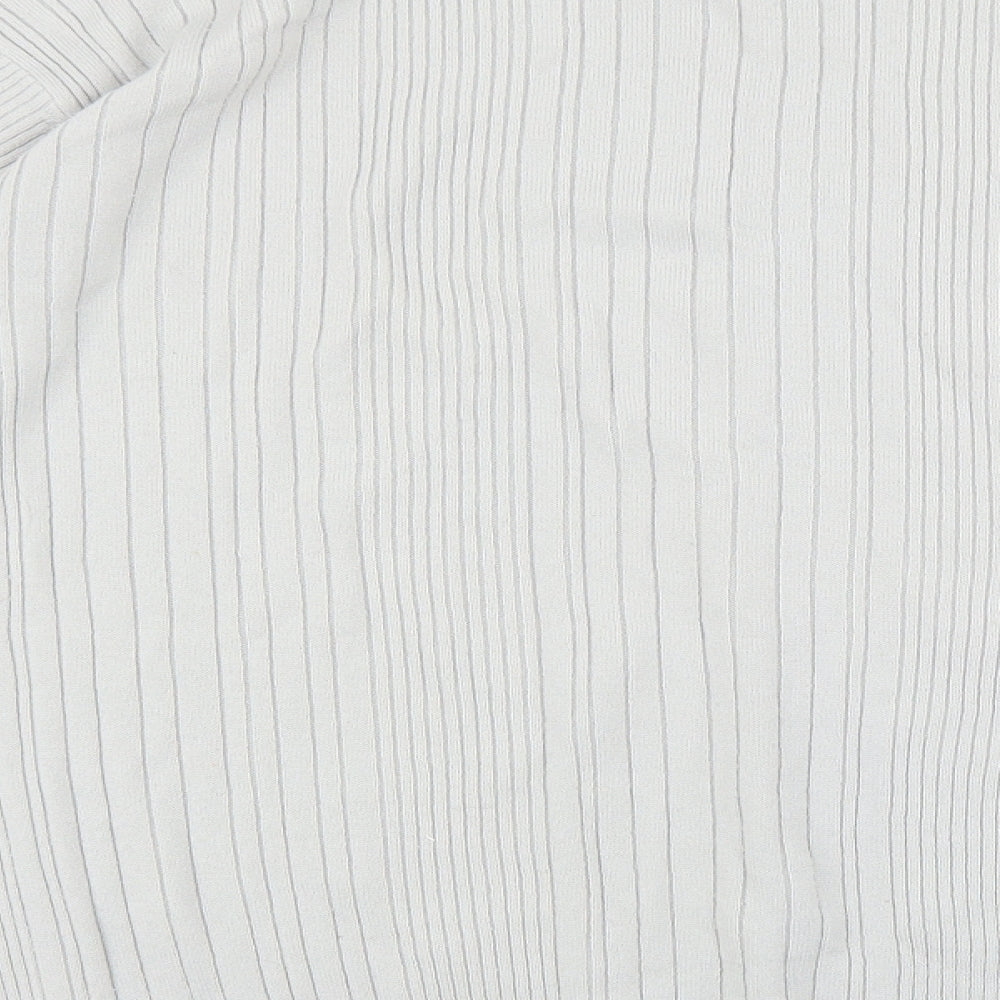 Springfield Mens Grey Crew Neck Acrylic Pullover Jumper Size S