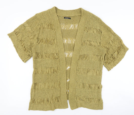 Womens UK Size 14 Roman Green Cardigan Jumper
