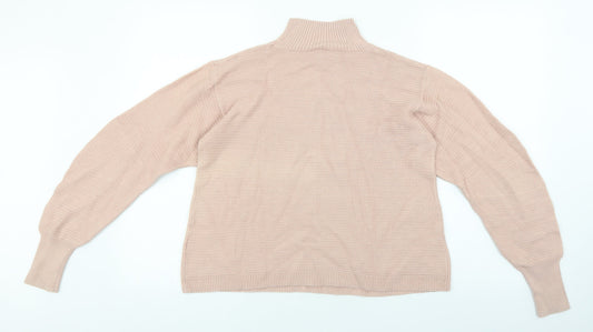 Womens UK Size 10 Topshop Pink Pullover Jumper
