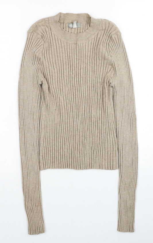 Womens UK Size 14 ASOS Beige Pullover Jumper