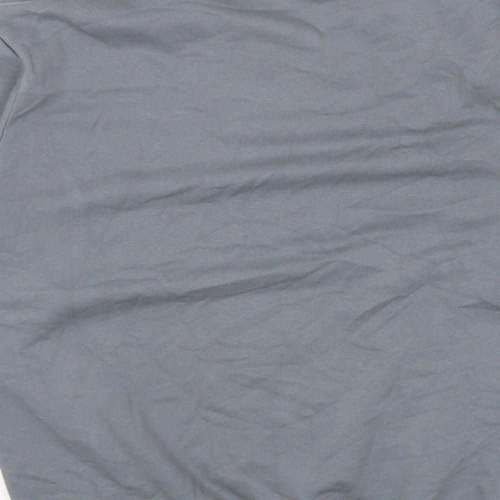 H&M Womens Blue Cotton Pullover Sweatshirt Size S Pullover