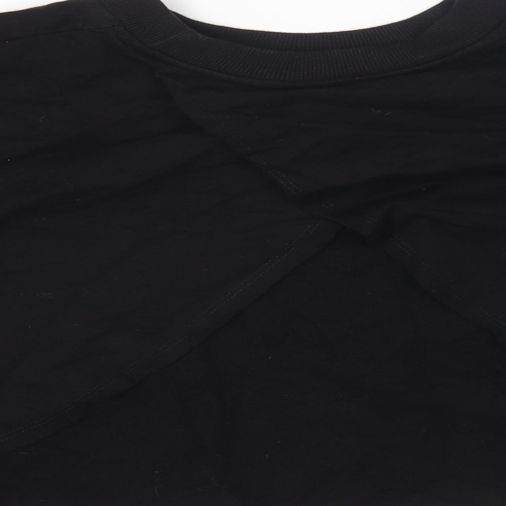 Womens UK Size 6 ASOS Black Pullover Sweatshirt