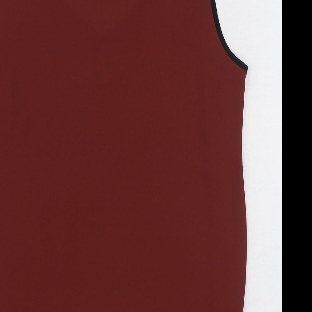 Womens UK Size 10 Marks and Spencer Brown Basic Tank