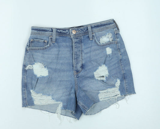 Womens UK Size 27 in Hollister Regular Fit Cut-Off Shorts