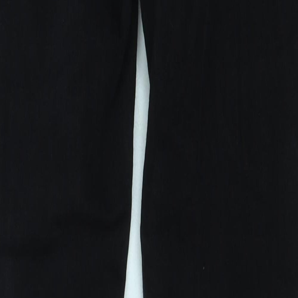 Denim & Co. Womens Black Cotton Skinny Jeans Size 6 Regular Button