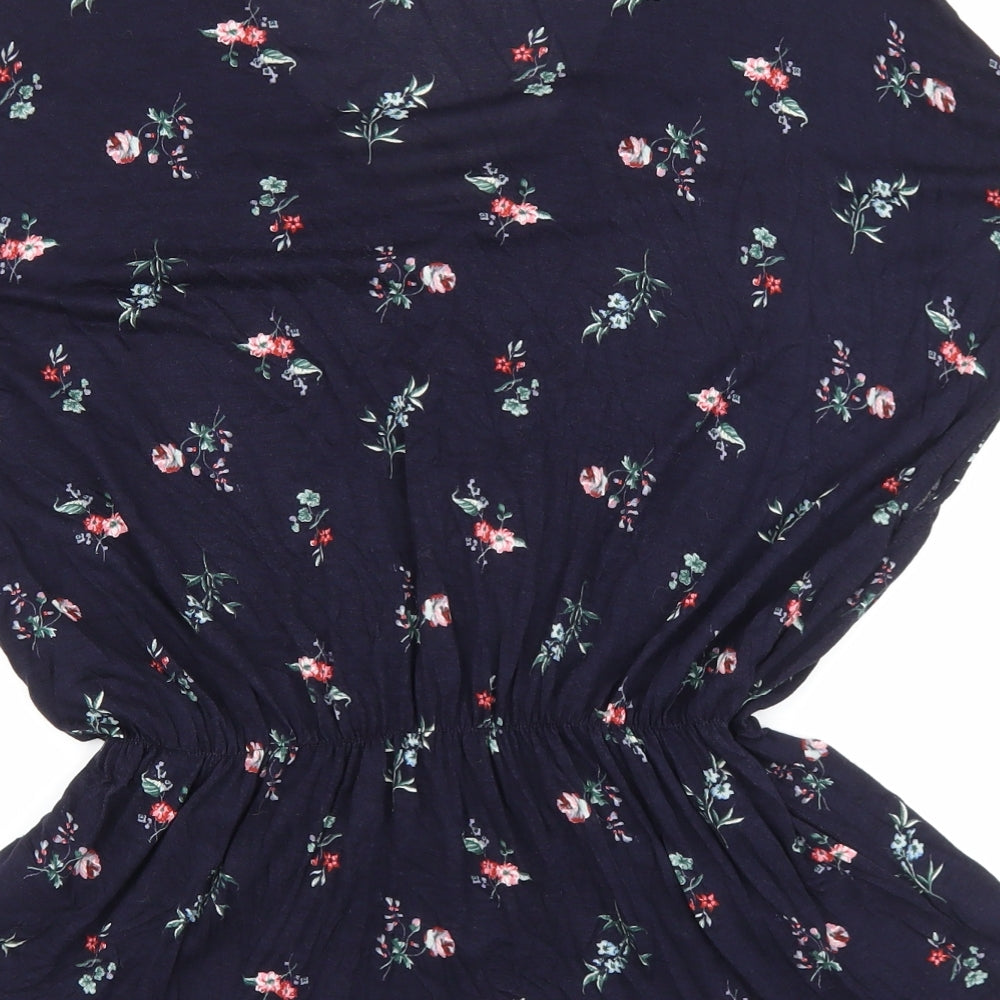 Womens UK Size S H&M Blue Basic Blouse