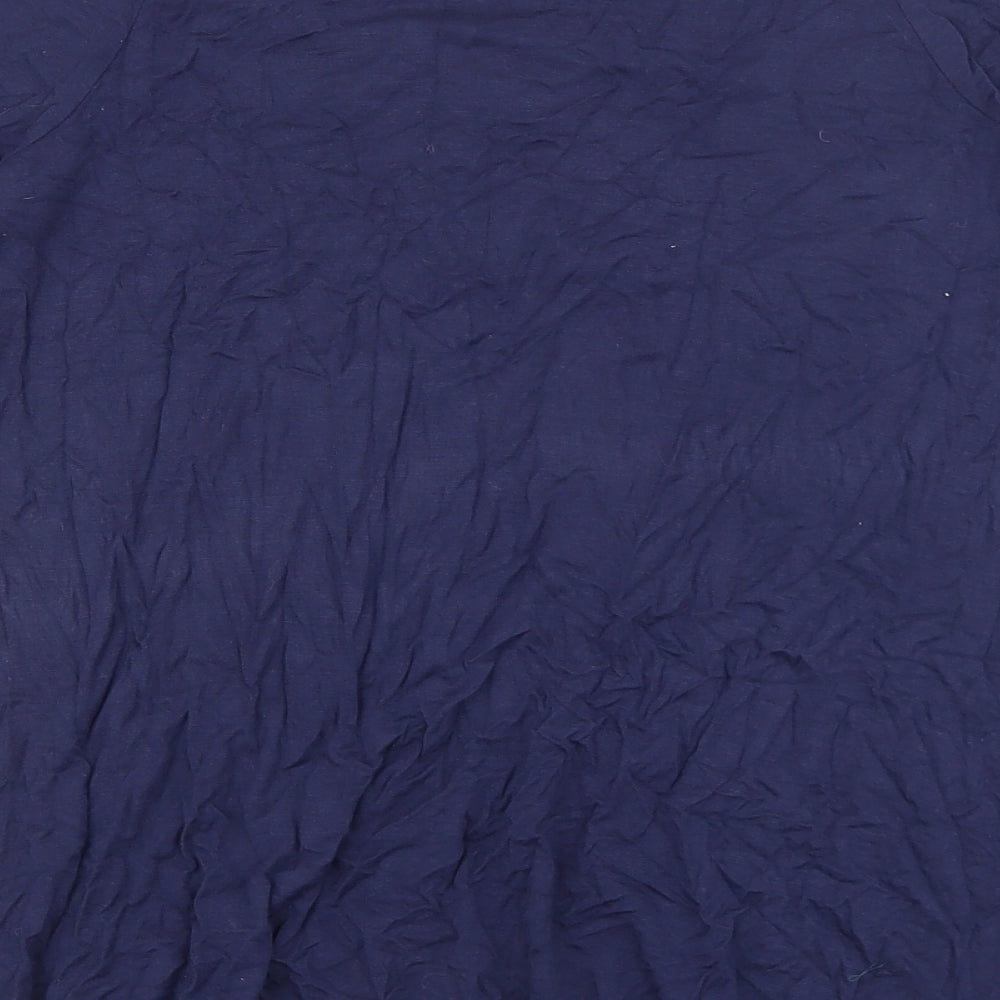 Womens UK Size 12 NEXT Blue Basic Blouse