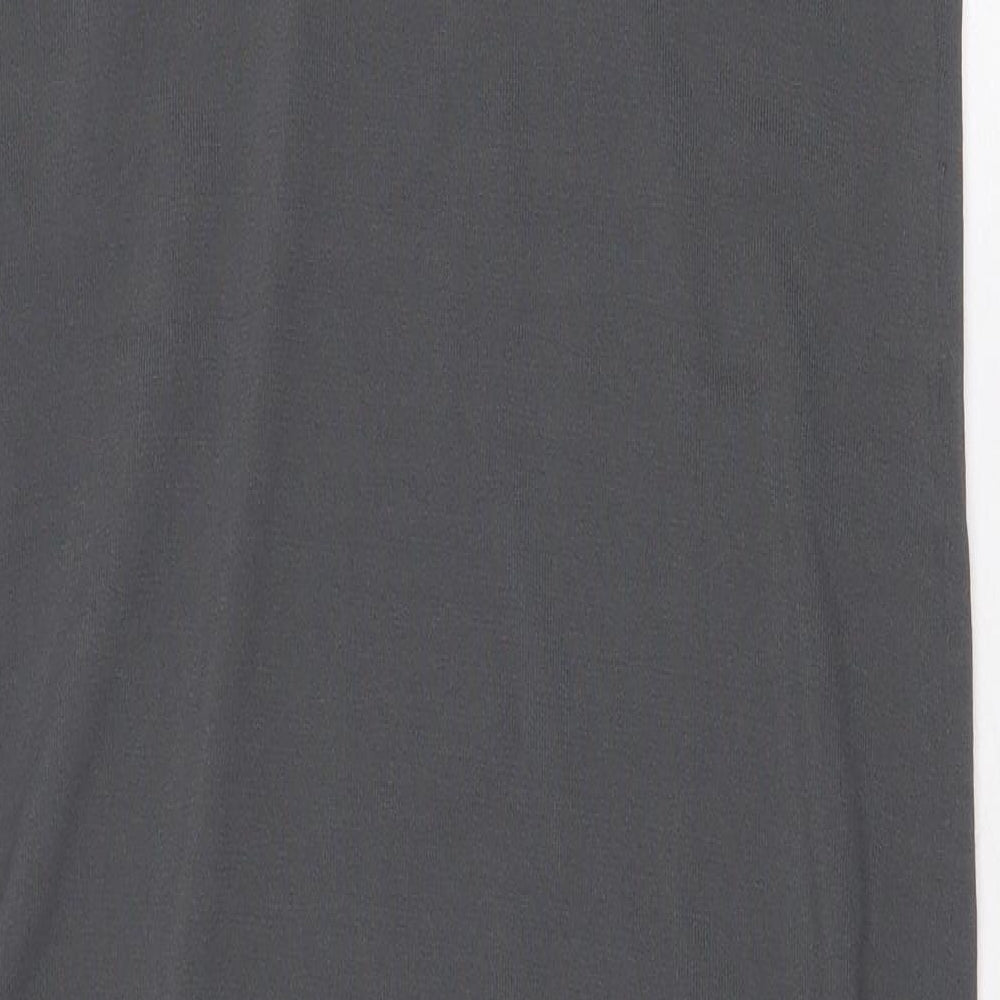 D. EXTERIOR Womens Grey Viscose Tank Dress Size XS V-Neck Pullover