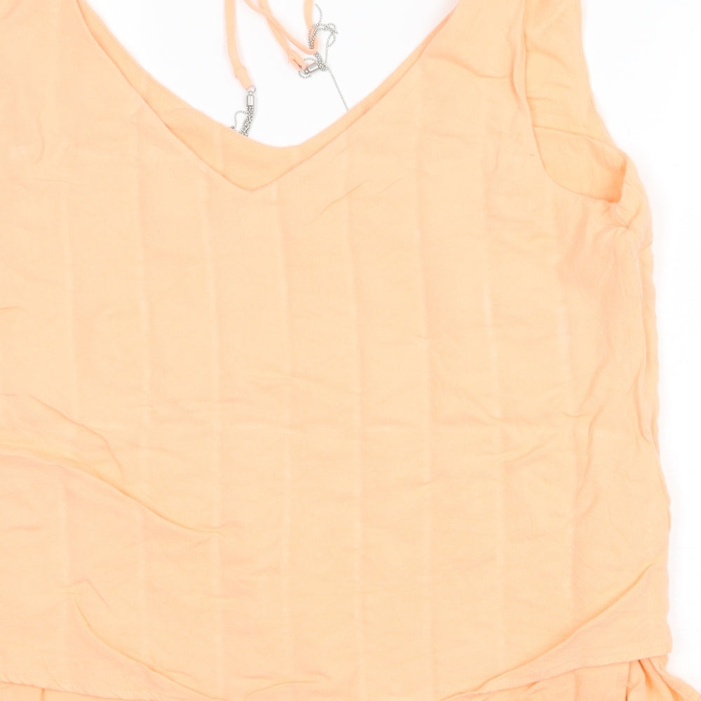 Womens UK Size 16 Oasis Orange Basic Tank