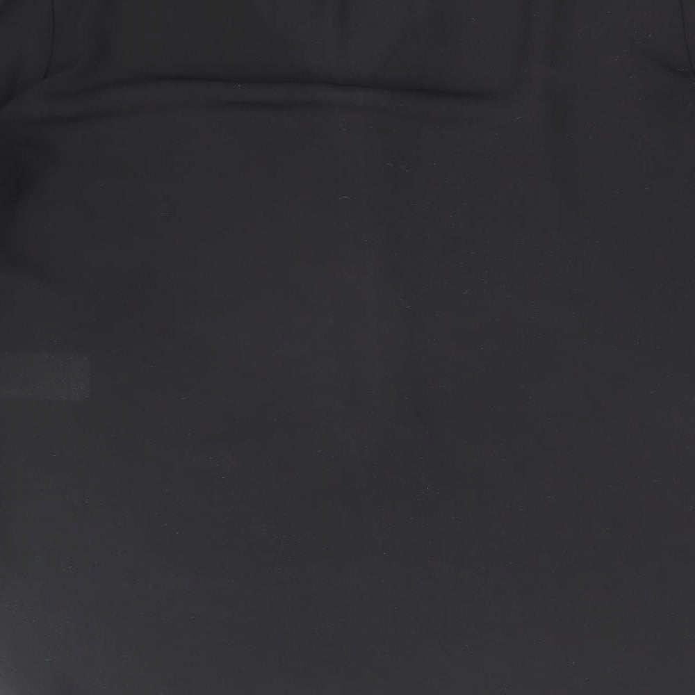 Womens UK Size 8 Warehouse Black Basic Blouse