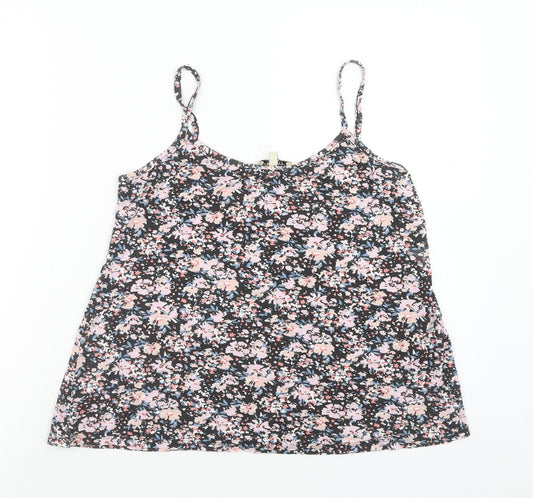 Womens UK Size 8 Papaya Multicoloured Basic Tank