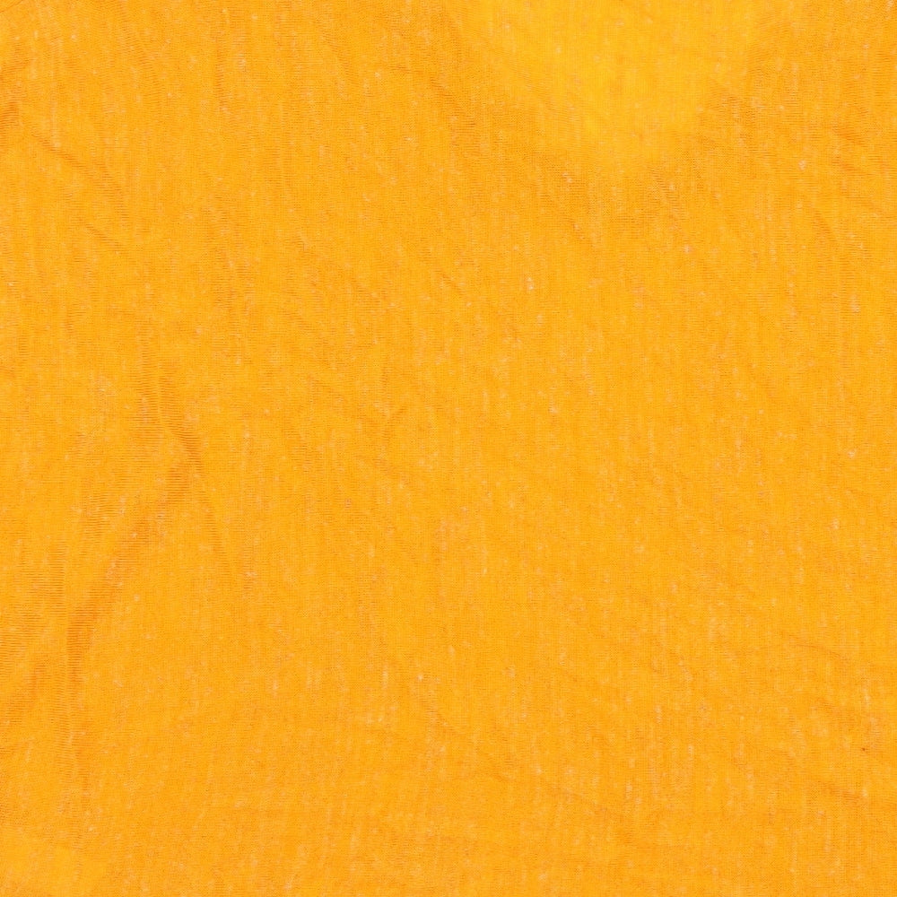 Womens UK Size M Monsoon Orange Basic T-Shirt