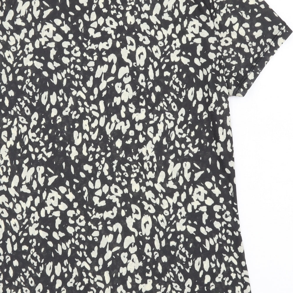 Womens UK Size 12 Marks and Spencer Black Basic T-Shirt
