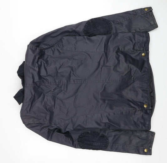 Womens UK Size 8 Jack Wills Blue Windbreaker Coat