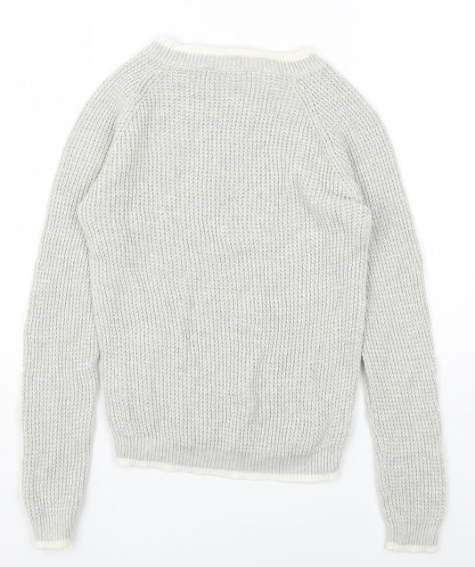 Womens UK Size 6 Dorothy Perkins Grey Pullover Jumper