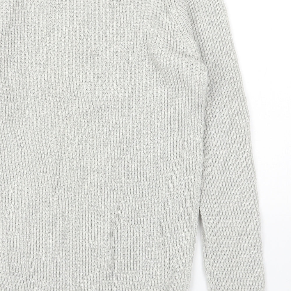 Womens UK Size 6 Dorothy Perkins Grey Pullover Jumper