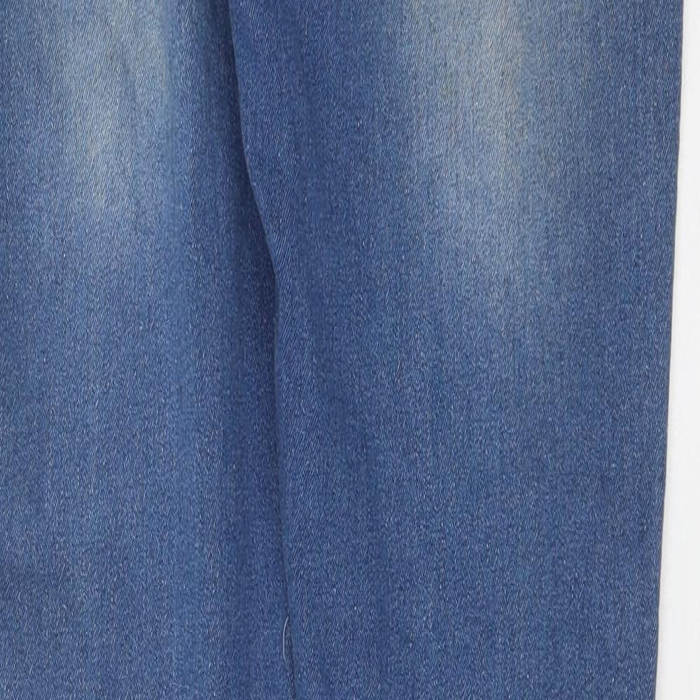 TU Womens Blue Cotton Jegging Jeans Size 10 Regular - Back Pocket Detail
