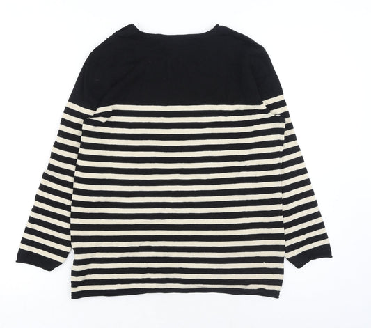 Womens UK Size M H&M Black Pullover Jumper