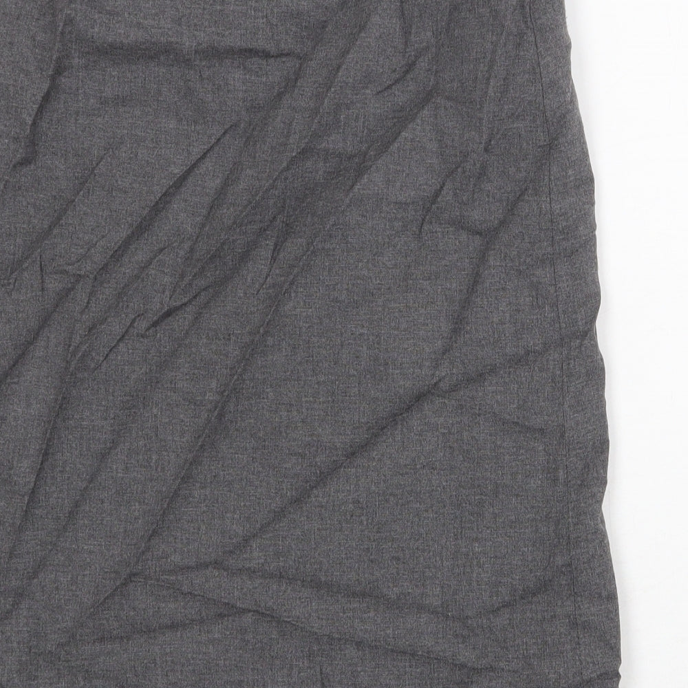 Gap Womens Grey Floral Viscose A-Line Skirt Size XS Zip