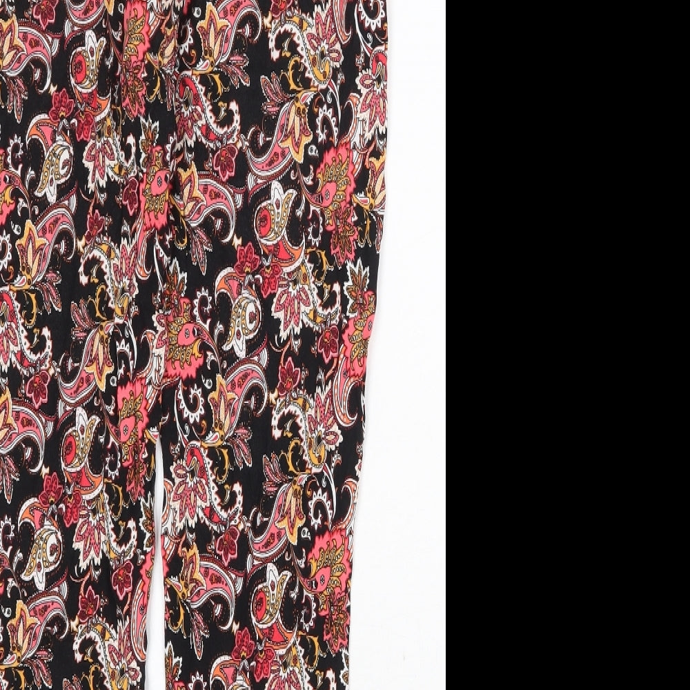 Womens UK Size 30 in Preworn Regular Fit Multicoloured Trousers