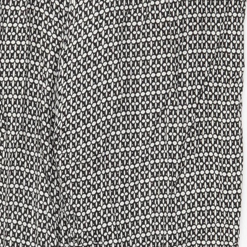 Womens UK Size 12 H&M Regular Fit Black Trousers