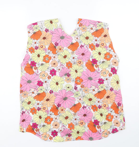 Womens UK Size 12 Marks and Spencer Multicoloured Basic Tank