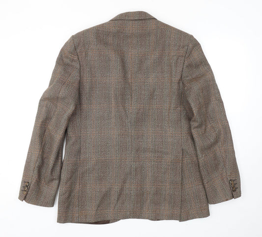 Mens UK Size 38 Burton Regular Brown Suit Jacket